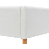 Miramar - Cushion Back Headboard Platform Bed Frame - Furniture Home Direct