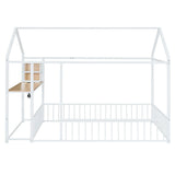 House Frame With Desk, Shelves, Power Outlets And USB Ports - Furniture Home Direct