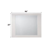 Naima II - High Gloss Mirror - White - Furniture Home Direct