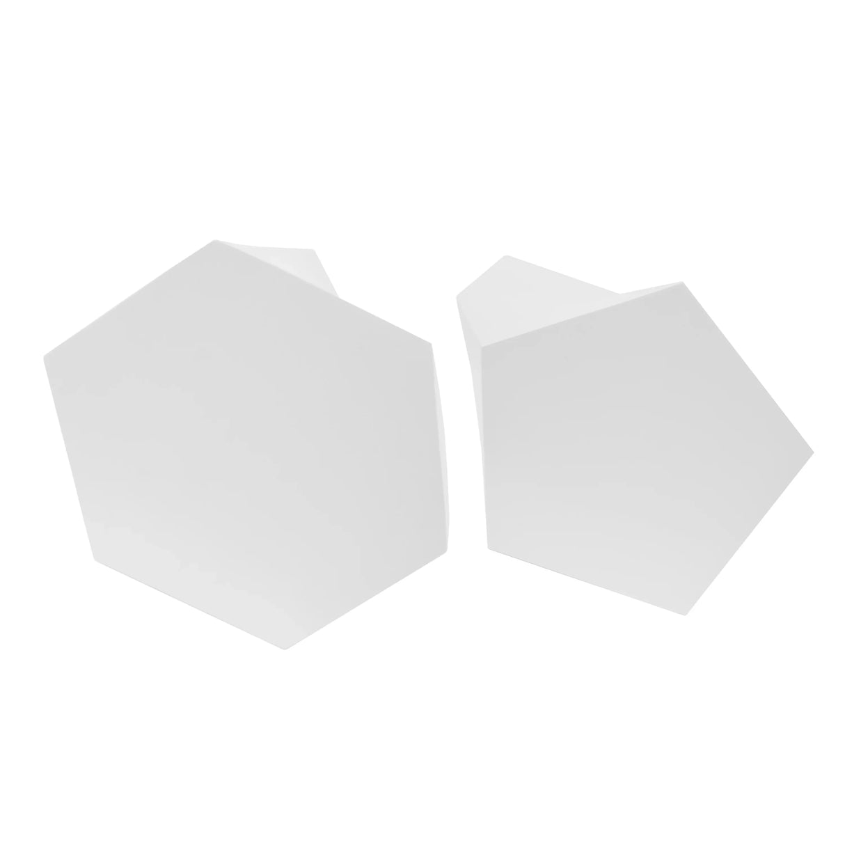 Coffee Tables Set Geometric Modern Minimalist White - Furniture Home Direct