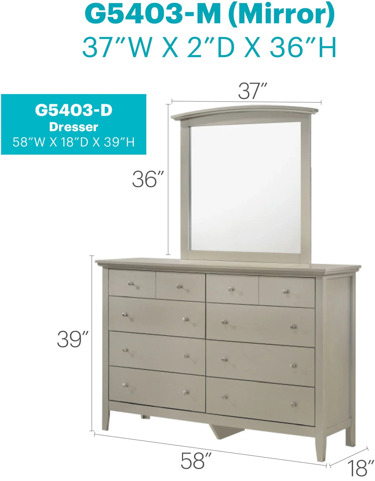 Elegant Casual Dresser For Any Room - Furniture Home Direct