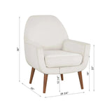 Astrid - Arm Chair - Beige - Furniture Home Direct