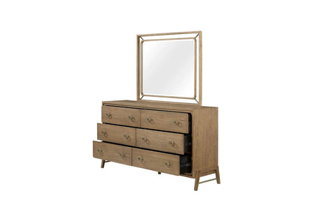 6 Drawer Dresser - Latte - Furniture Home Direct