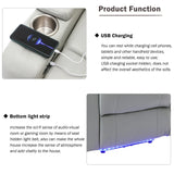 Power Motion Recliner Electric Power Recliner With USB Charging Port, Hidden Arm Storage, Convenient Cup Holder And Bluetooth Speaker - Furniture Home Direct