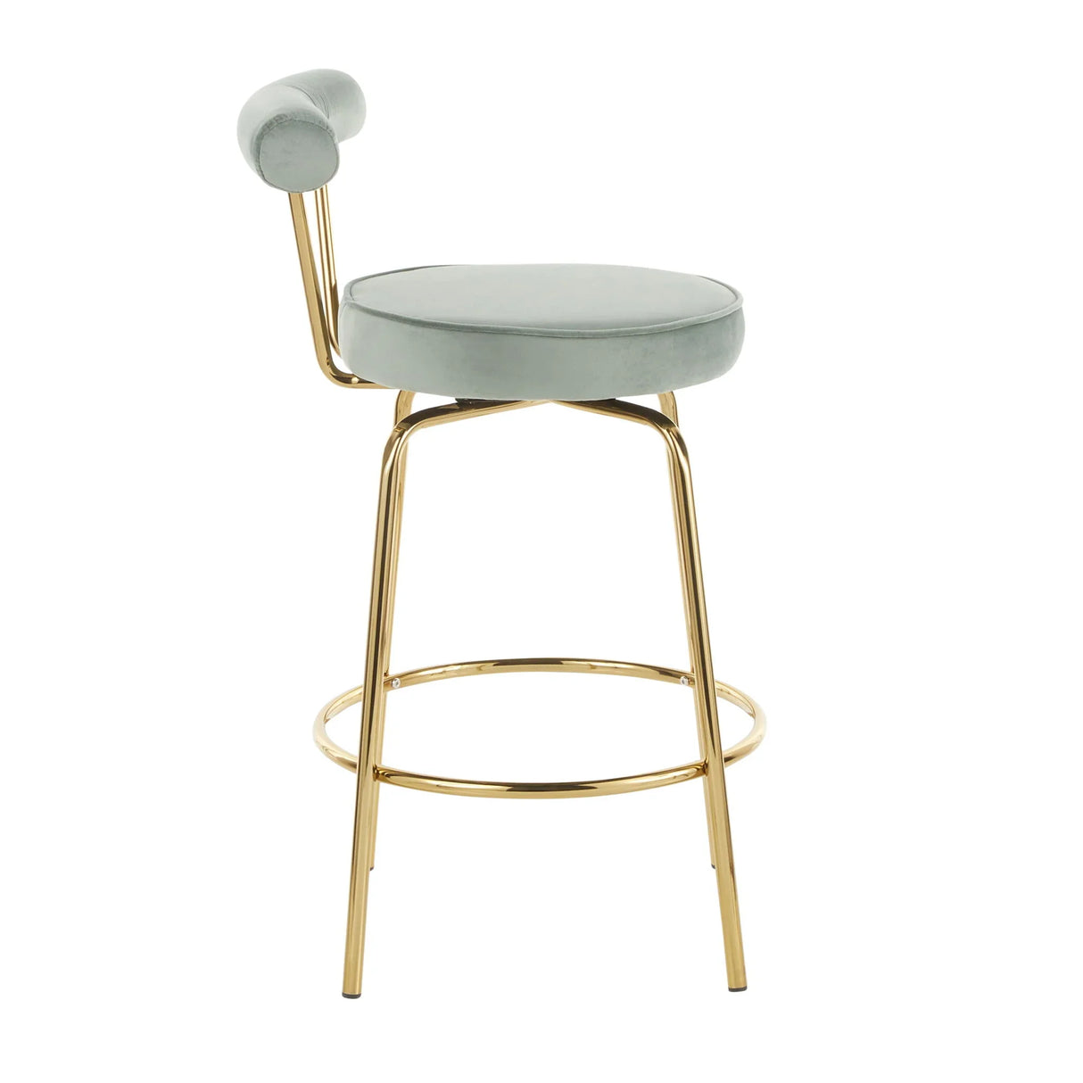 Rhonda - Glam Counter Stool (Set of 2) - Furniture Home Direct