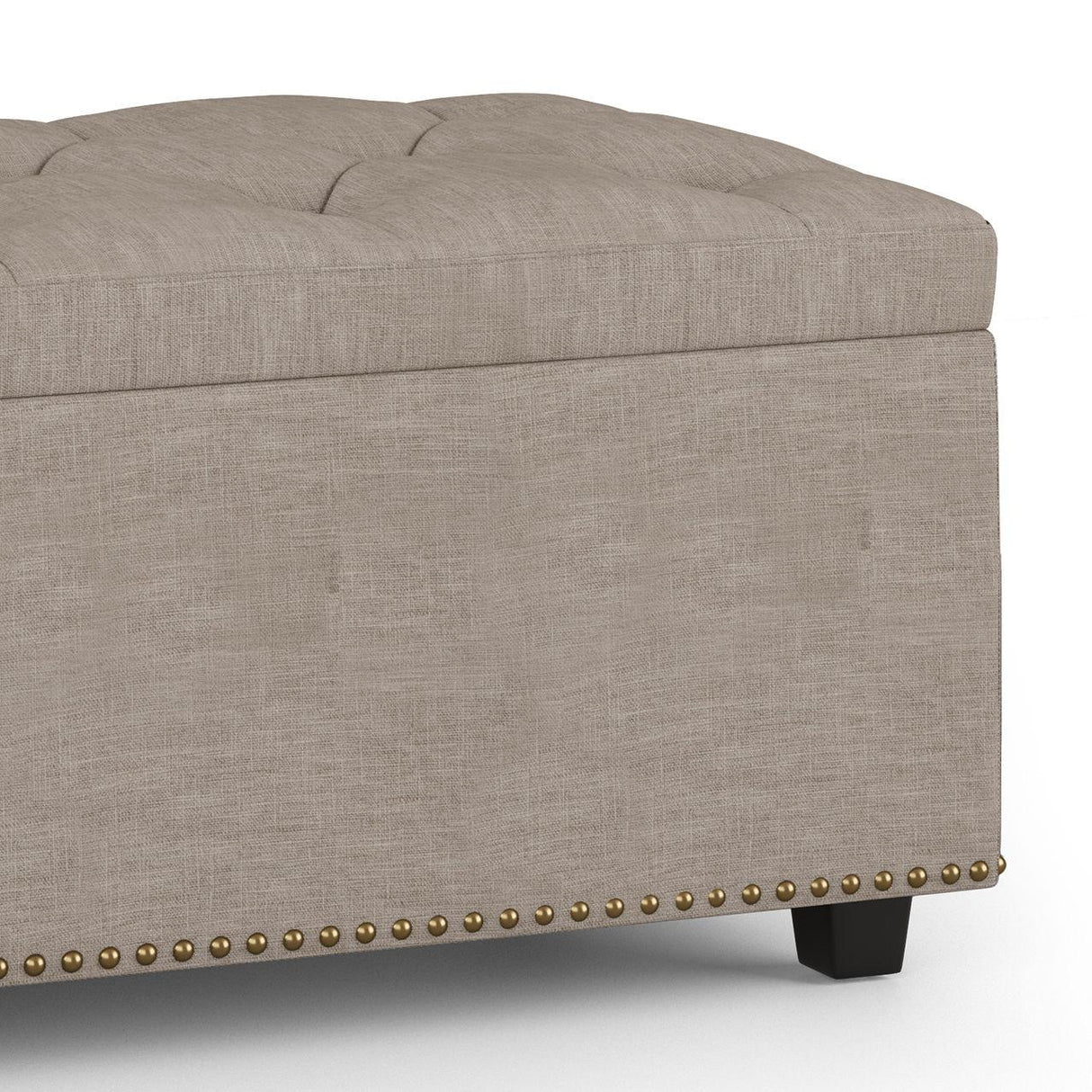 Hamilton - Upholstered Lift Top Rectangular Storage Ottoman - Furniture Home Direct