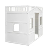 House Loft Bed With Ladder - Furniture Home Direct