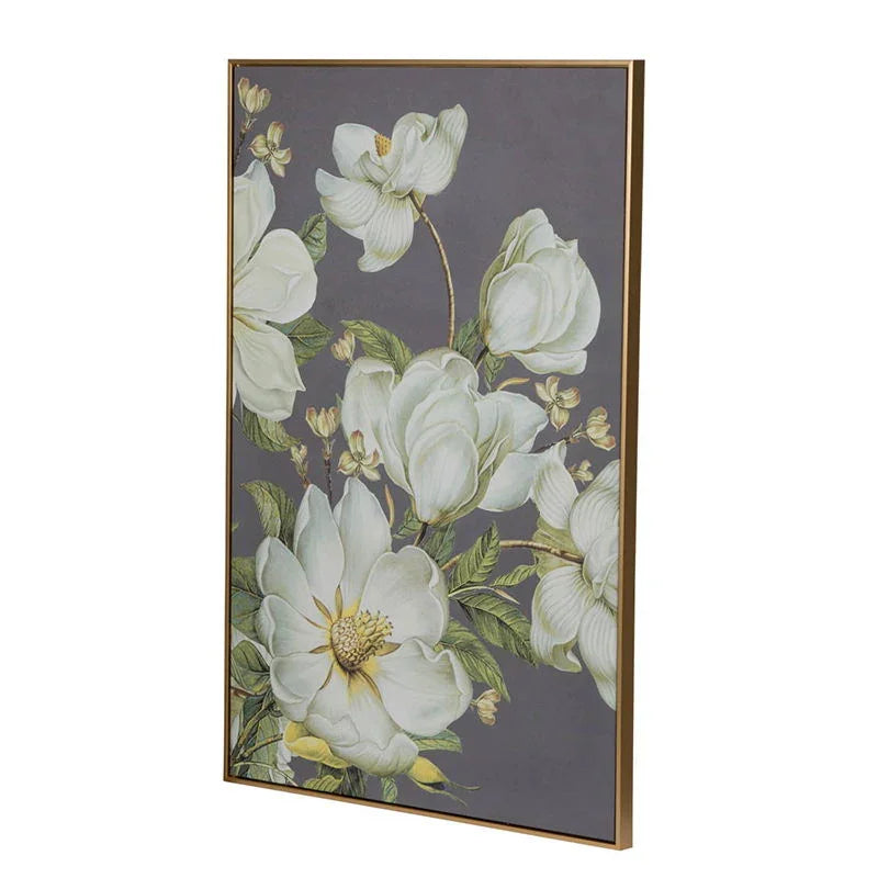 Botanical Wall Art Prints, Home Decor For Living Room Dining Room Bedroom Hallway - Gold - Furniture Home Direct