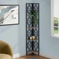 Bookshelf, Bookcase, Etagere, 4 Tier Corner, For Office, Transitional - Furniture Home Direct