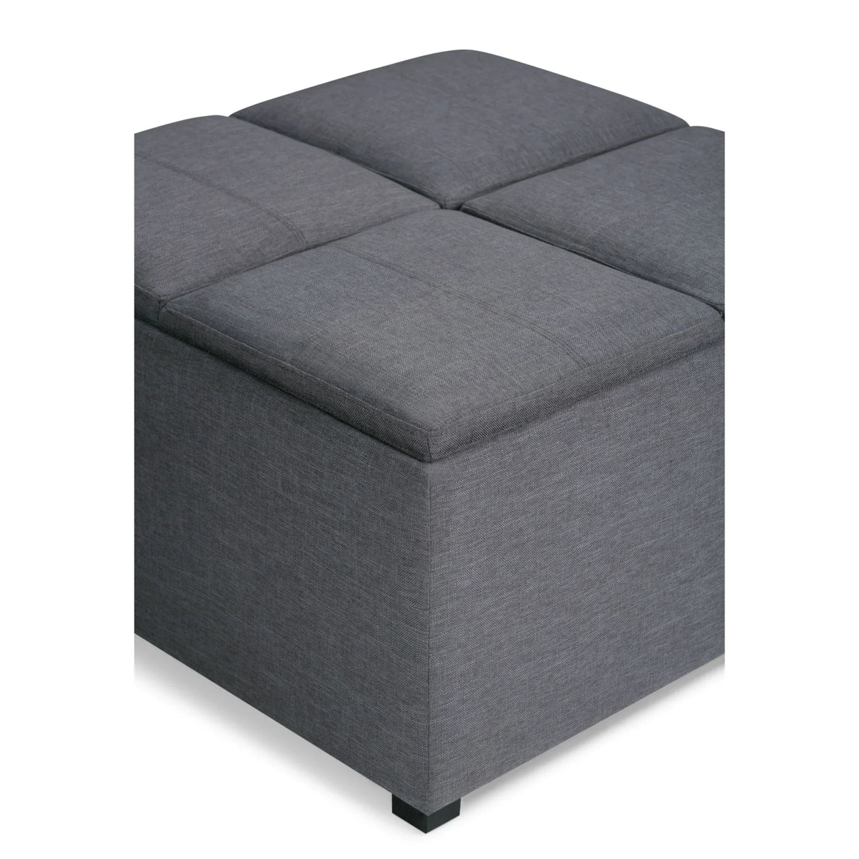 Avalon - Square Coffee Table, Storage Ottoman - Furniture Home Direct