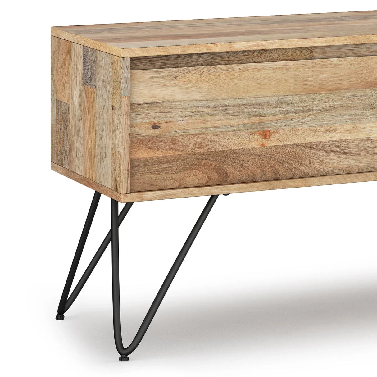 Hunter - Handcrafted TV Media Stand - Natural - Furniture Home Direct