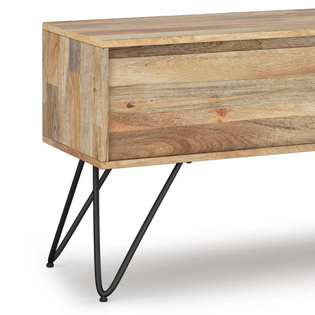 Hunter - Handcrafted TV Media Stand - Natural - Furniture Home Direct