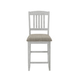 5 Piece Counter Height Dining Set with foldable leaves - Furniture Home Direct