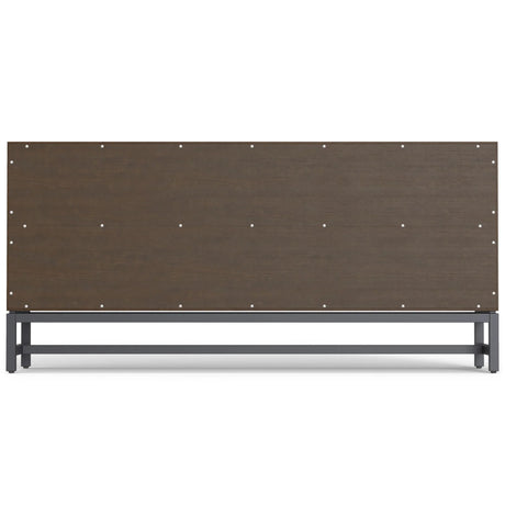 Banting - Low Wide Bookcase - Walnut Brown - Furniture Home Direct