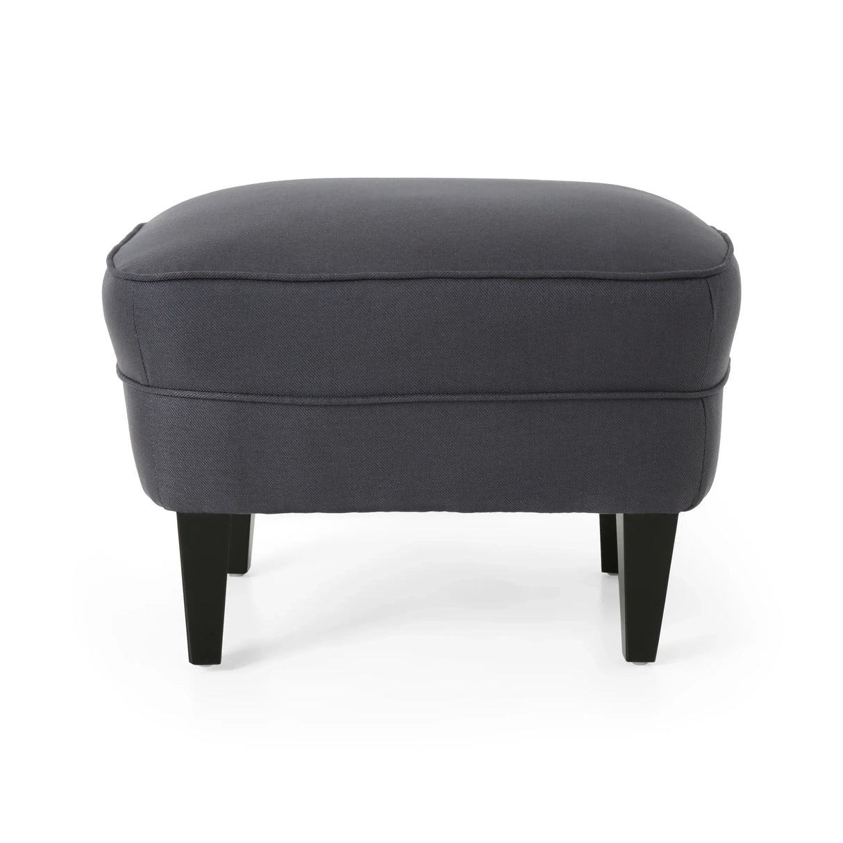 Club Chair and Ottoman Tufted Set with Nailhead Gray - Furniture Home Direct