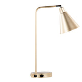 Pix - Contemporary Task Lamp Built In USB Port - Furniture Home Direct
