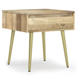 Jager - Side Table - Natural - Furniture Home Direct