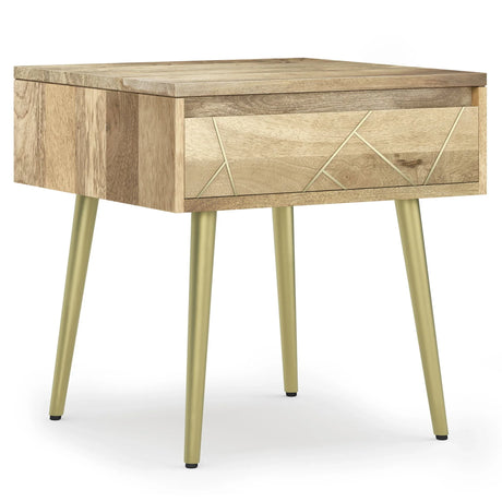 Jager - Side Table - Natural - Furniture Home Direct
