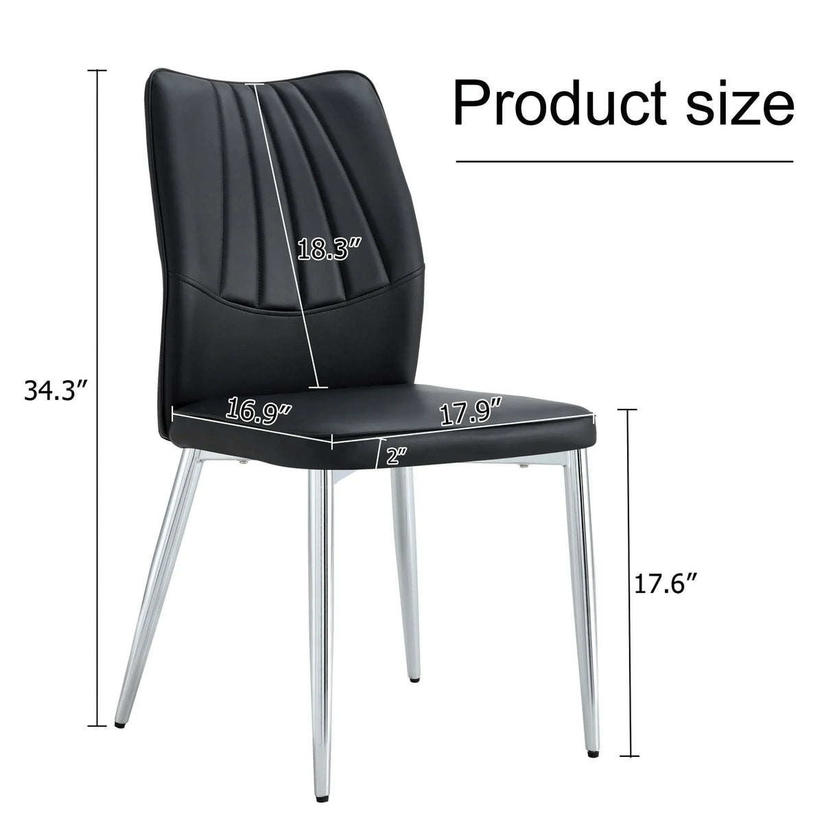 Modern Middle Ages Style Dining Chairs With Cushions And Metal Legs - Furniture Home Direct