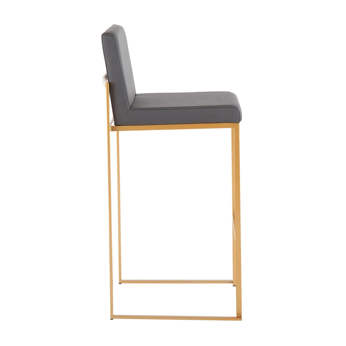 Fuji - Contemporary Design High Back Barstool (Set of 2) - Furniture Home Direct