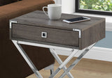 Accent Side Table, Storage Drawer, Stylish Design Contemporary & Modern - Furniture Home Direct