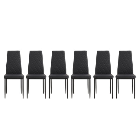 Modern Dining Chair With Diamond Design - Furniture Home Direct