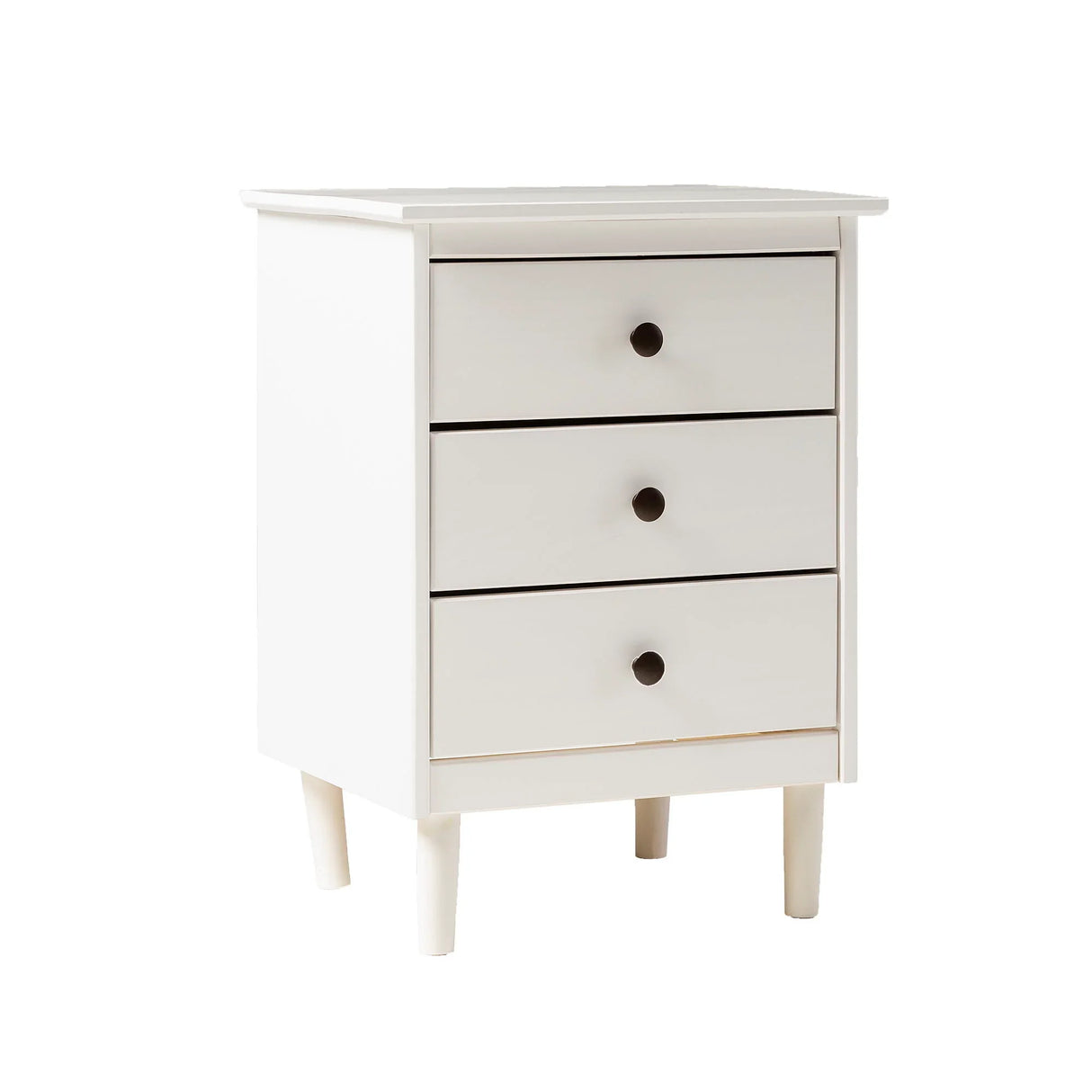 Classic 3 Drawer Solid Wood Nightstand - Furniture Home Direct