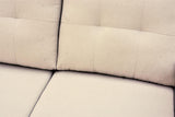 Convertible L Shaped Sectional Sleeper Sofa Bed, Saving Pull Out Couch - Furniture Home Direct
