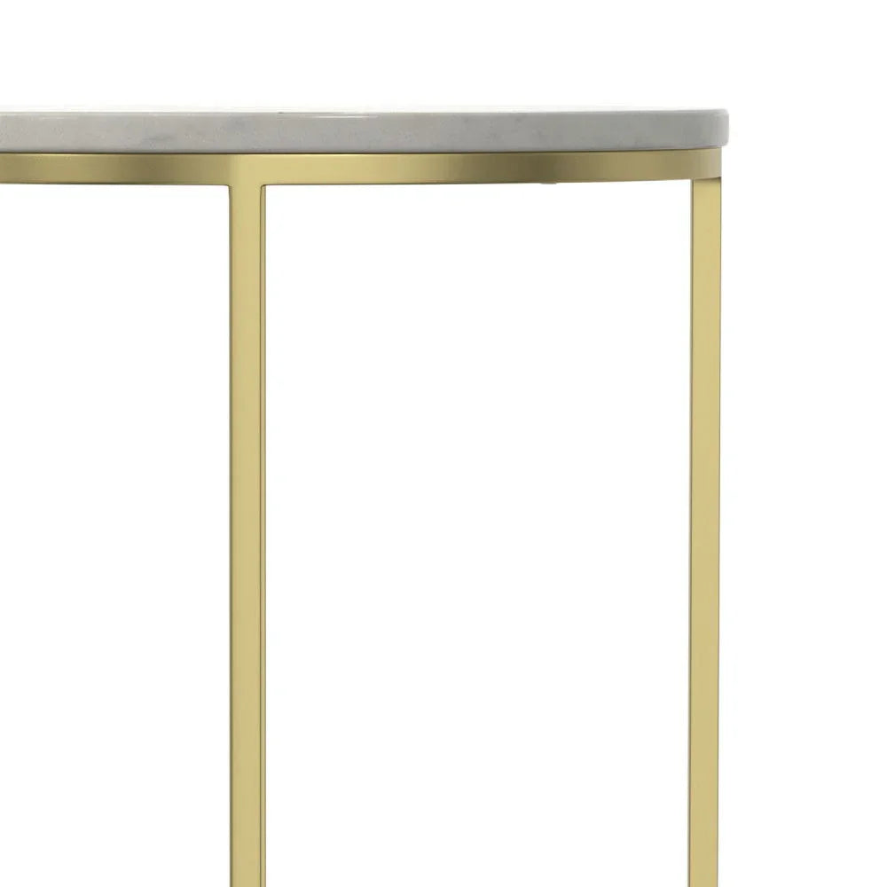 Tara - Side Table - Gold - Furniture Home Direct