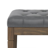 Waverly - Upholstered Tufted Ottoman Bench - Furniture Home Direct