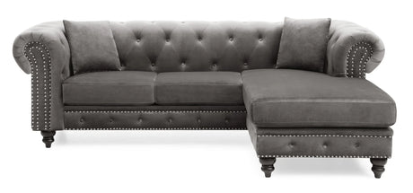 Nola - Luxurious Design Sofa Chaise - Furniture Home Direct