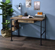 Endang - Writing Desk - Weathered Oak / Black - Furniture Home Direct