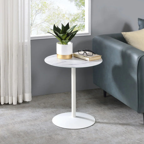 Living Room Bundle - Large Chair + Pendant Light + Side Table - Furniture Home Direct