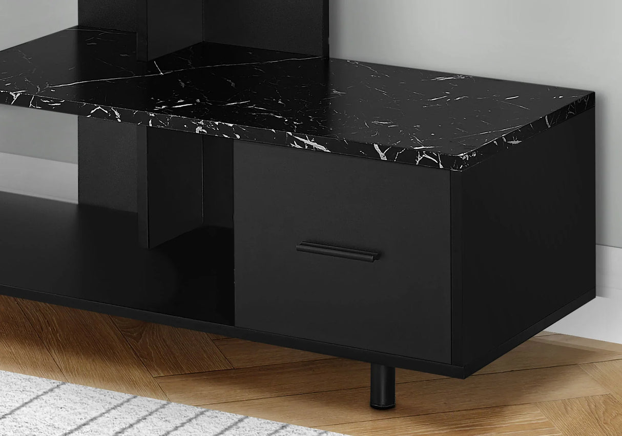 TV Stand, Console, Media Entertainment Center, Storage Drawer, Contemporary - Furniture Home Direct