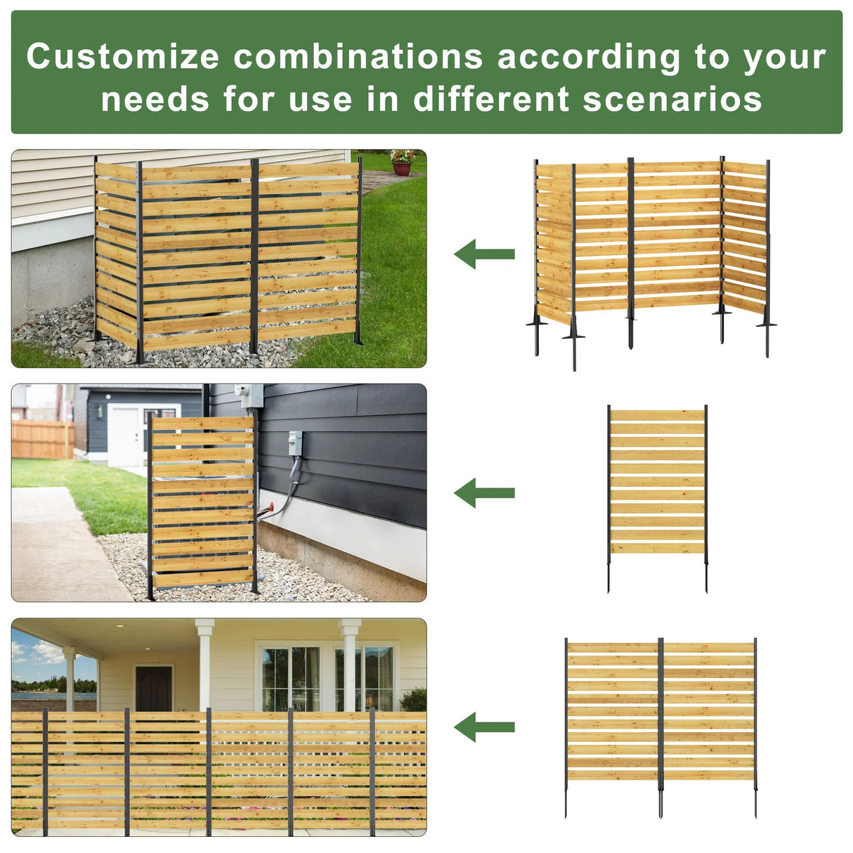 Outdoor Privacy Screen For Pool And Equipment Enclosures - Furniture Home Direct