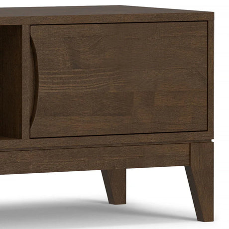 Harper - Low TV Media Stand - Walnut Brown - Furniture Home Direct
