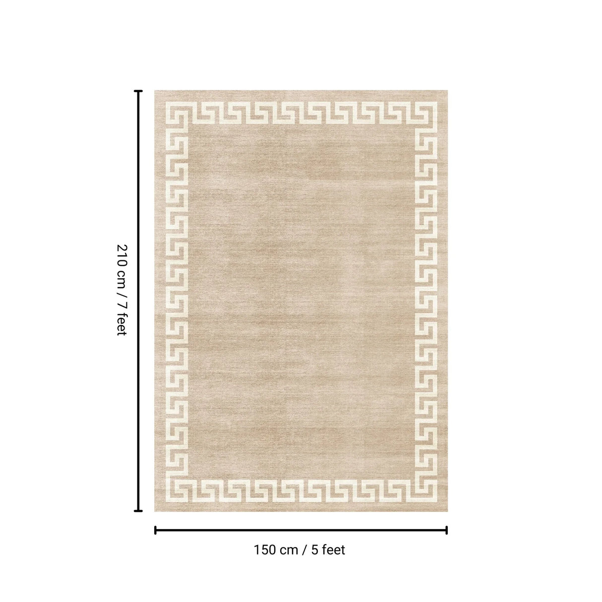 Toucan - Washable Non - Slip Area Rug - Beige - Furniture Home Direct