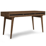Clarkson - Desk - Rustic Natural Aged Brown - Furniture Home Direct