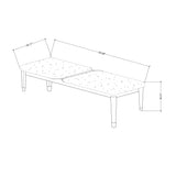Brenda - Bedroom Bench With Padded Seating - Gray - Furniture Home Direct