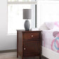 Izzy - 1 Drawer /1 Door Nightstand - Furniture Home Direct