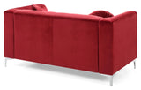 Stylish Sloped Arm Loveseat - Furniture Home Direct