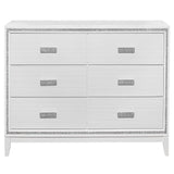 Almera - Glitter Dresser - White - Furniture Home Direct
