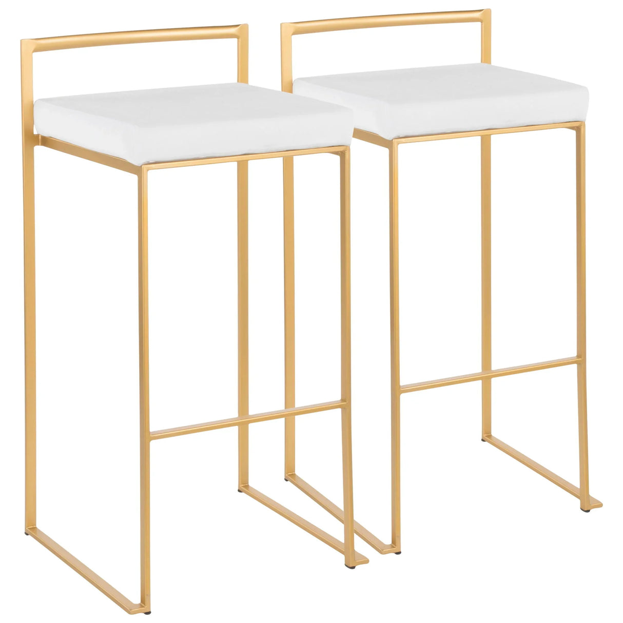 Fuji - Contemporary / Glam & Quality Construction Barstool - Furniture Home Direct