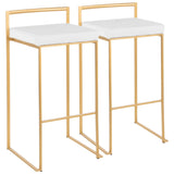 Fuji - Contemporary / Glam & Quality Construction Barstool - Furniture Home Direct