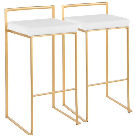 Fuji - Contemporary / Glam & Quality Construction Barstool - Furniture Home Direct