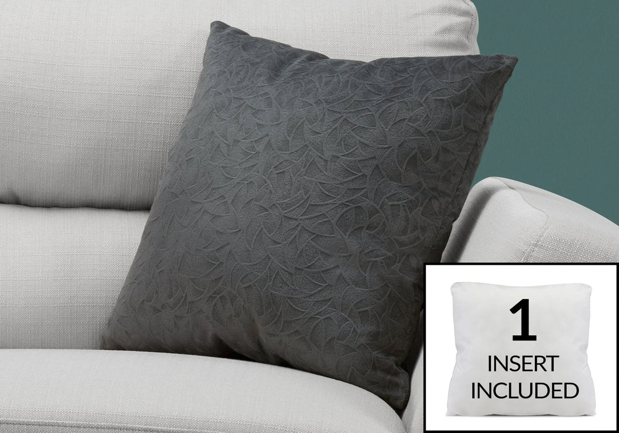 Square Pillows, Insert Included, Decorative Throw, Hypoallergenic Polyester - Furniture Home Direct