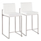 Fuji - Contemporary High Back Counter Stool, Functional Design - Furniture Home Direct