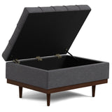 Mariah - Upholstered Lift Top Table Storage Ottoman - Furniture Home Direct