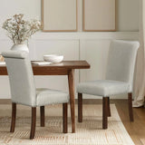 Dining Chair With Nailhead Trim (Set of 2) - Beige - Furniture Home Direct