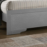 Chic Elegantly Designed Transitional Bed - Furniture Home Direct